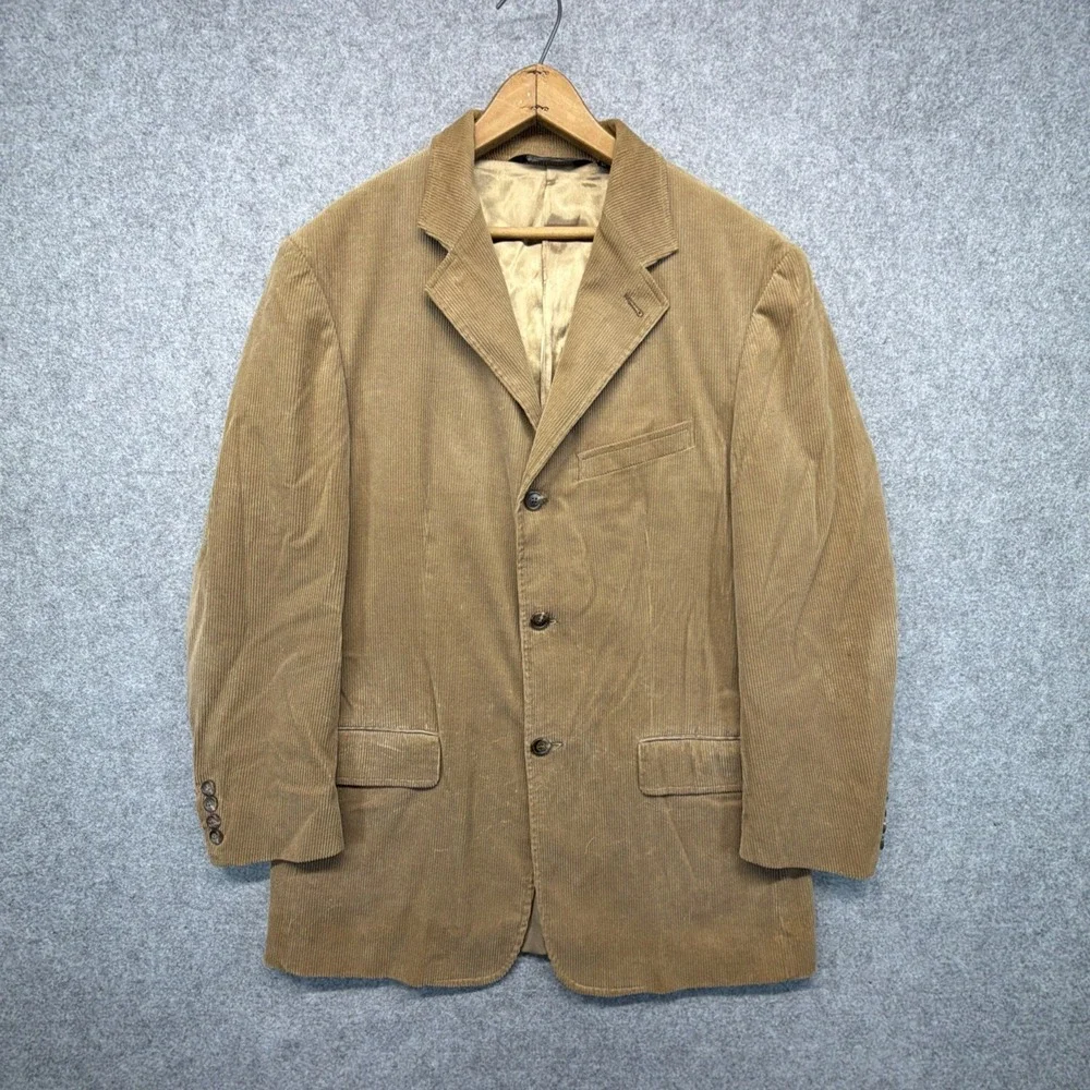 Vintage Polo Ralph Lauren Corduroy Blazer Medium Large Sport Coat Jacket